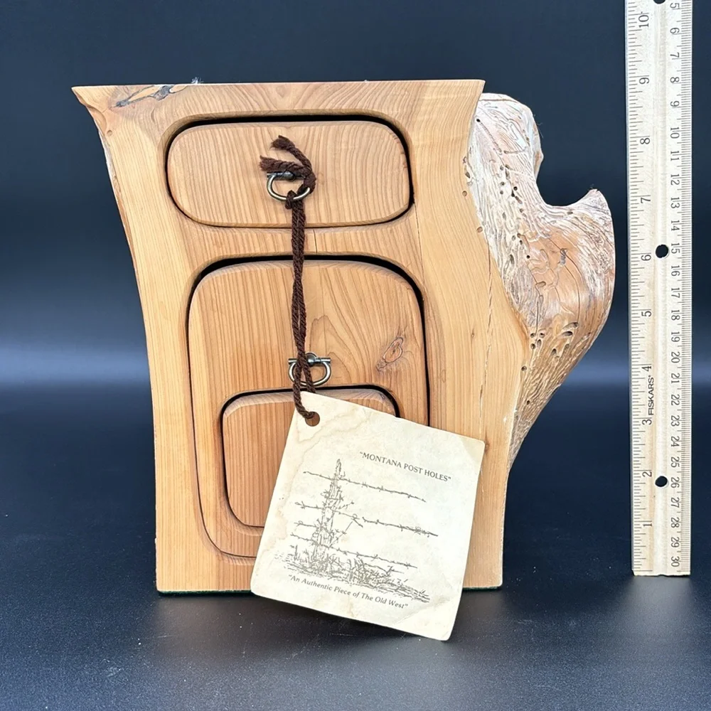 Montana Post Holes Jewelry Box